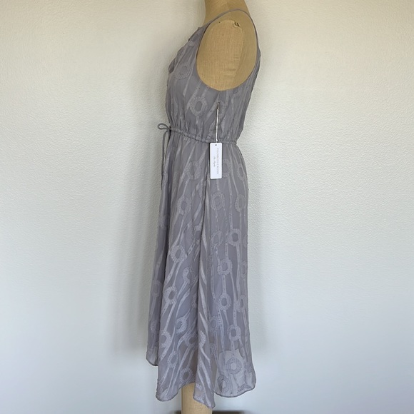 Elizabeth Crosby Charlize Dress Grey Size S - Picture 4 of 9